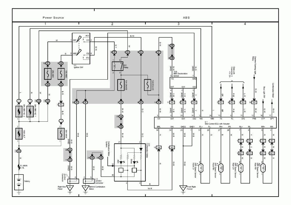 Toyota Matrix Headlight Wiring Diagram Wiring Diagram