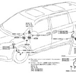 Toyota Sienna Wire Skid Control Sensor Right Electrical 8951608030