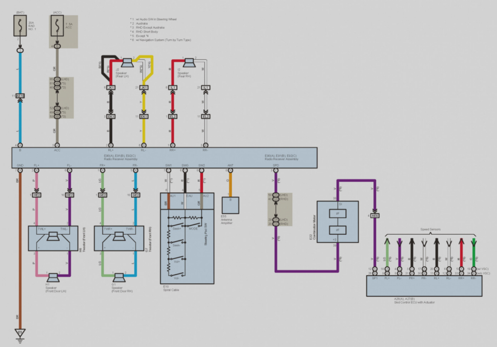 Toyota Tacoma Stereo Wiring Diagram Cadician s Blog