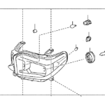 Toyota Tundra Headlight Right HEADLAMP Lamps Electrical