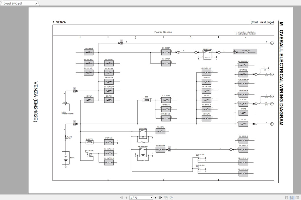 Toyota Venza 2014 08 Electrical Wiring Diagram Homepage The 