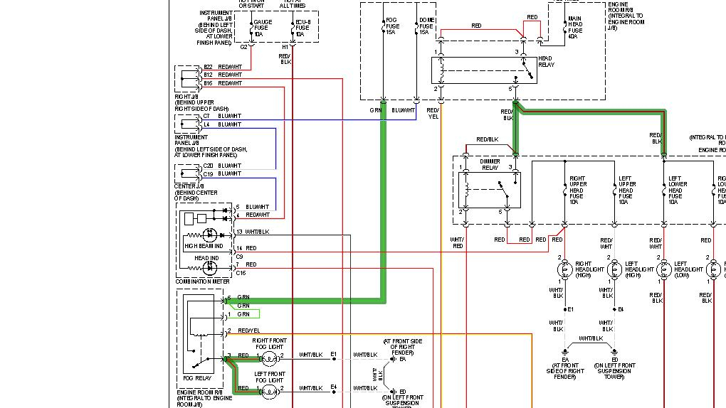 Trying To Hook Up Fog Lamps But I Need The Wiring Diagram Because I 