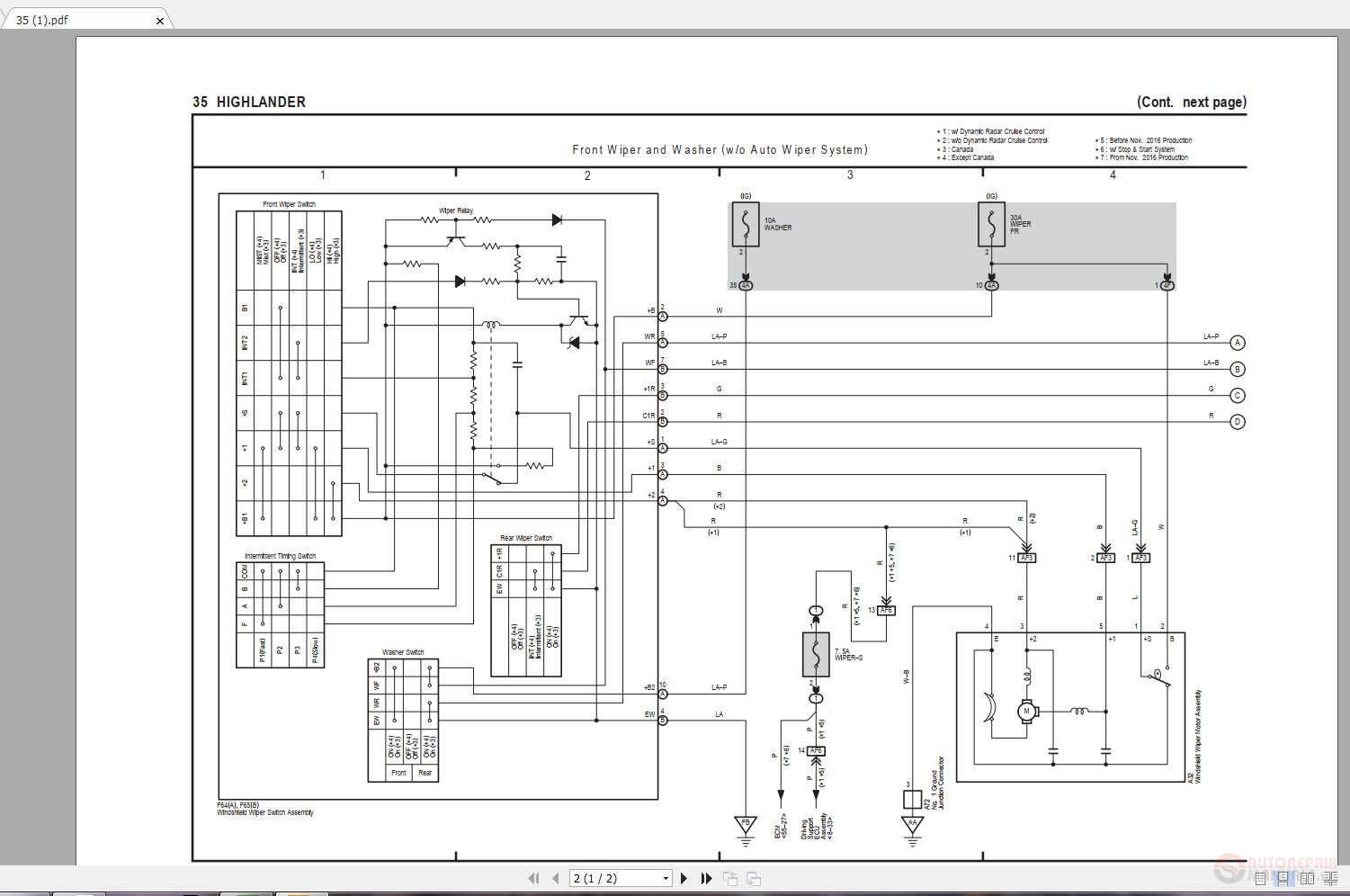 Wiring Diagram For 2007 Toyotum Highlander Complete Wiring Schemas