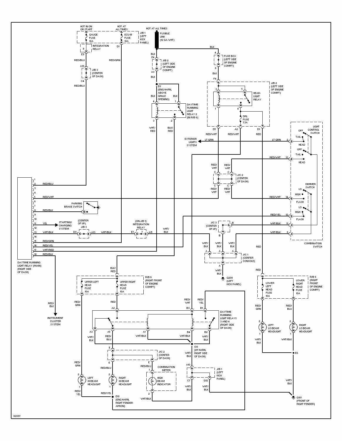 Wiring Diagram For Toyota Corolla 1996