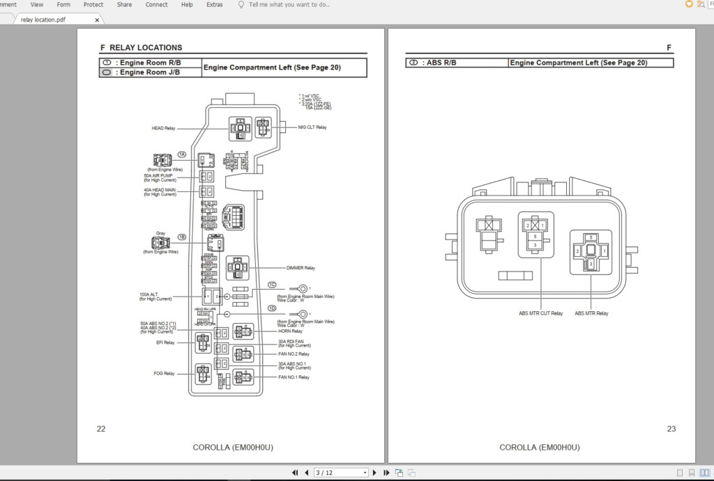 Wiring Diagram Toyota Corolla 2006 Database Wiring Diagram Sample