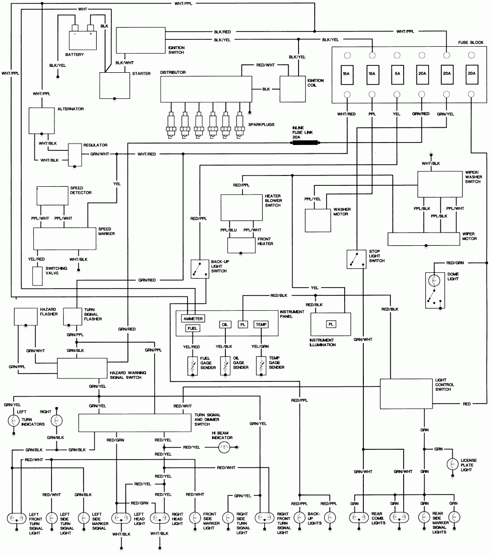 1985 Toyota Pickup Wiring Diagram Wiring Diagram