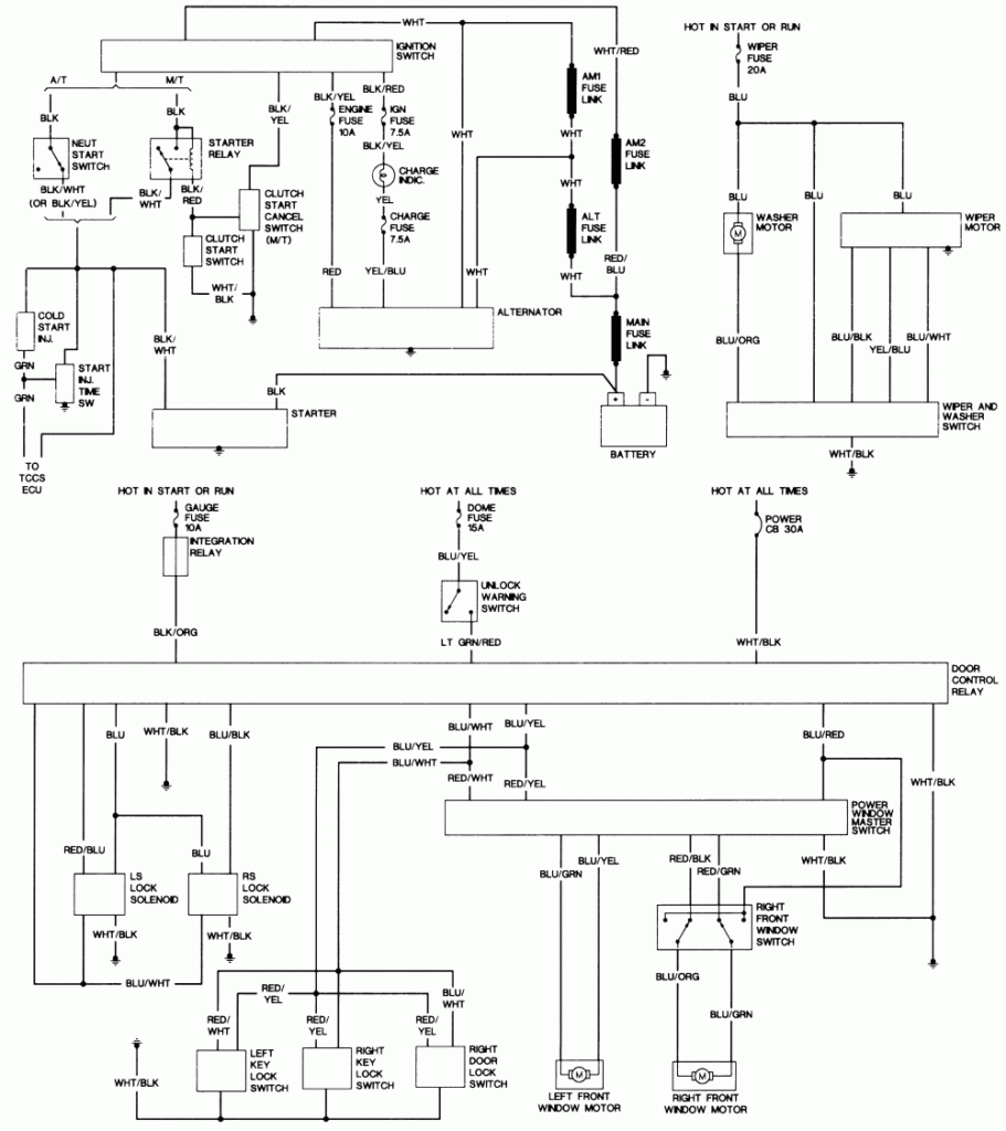 1986 Nissan D21 Stereo Wire Diagram