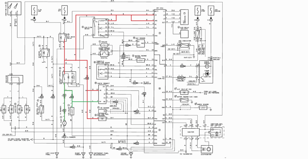 1986 Toyota Truck Wiring Schematic Wiring Diagram