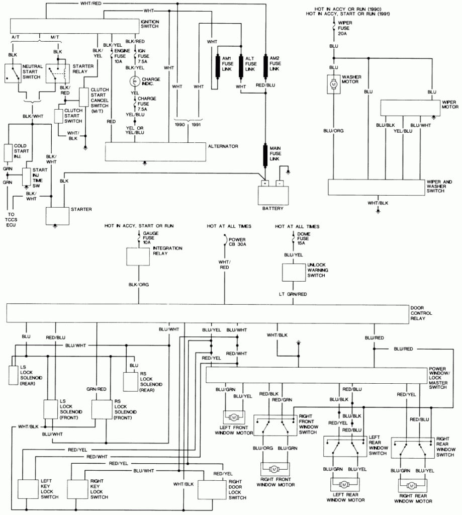 1990 Toyota Hilux Wiring Diagram 1 Toyota Hilux Electrical Wiring 