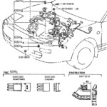 1992 TOYOTA CELICA Connector Wiring Ha 8282420050 Toyota Parts