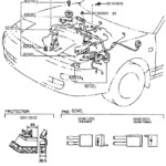 1992 TOYOTA CELICA Connector Wiring Ha 8282420050 Toyota Parts