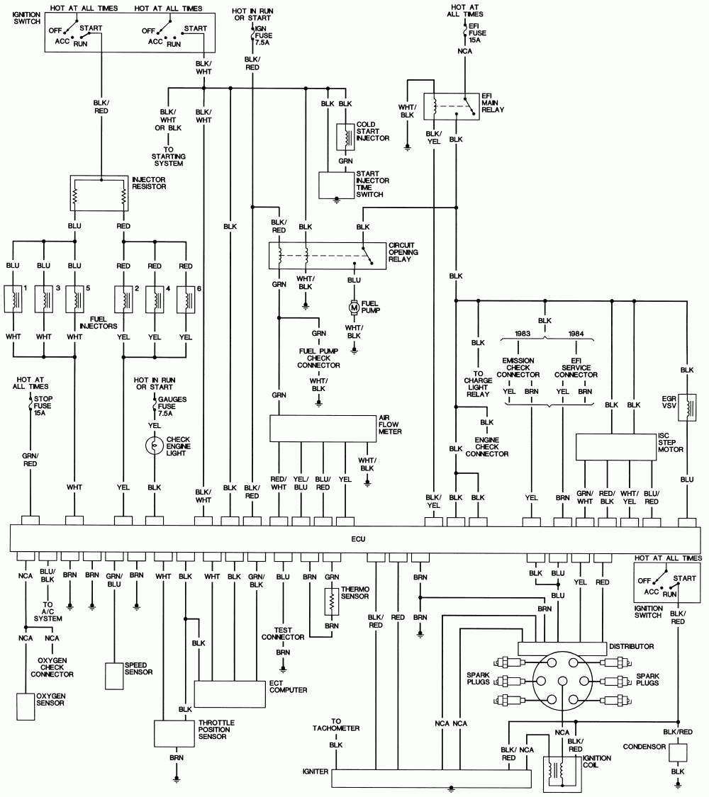 1992 Toyota Mr2 Wiring Diagram Wiring Diagram