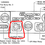 1994 Toyota Headlight Relay Wiring Digram Database Wiring Diagram Sample