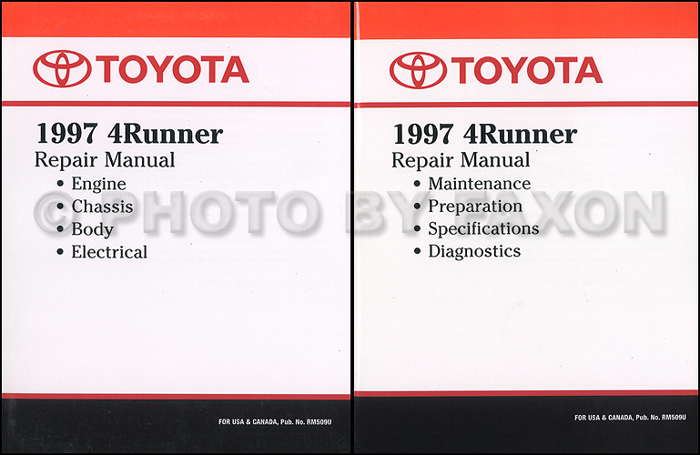 1997 Toyota 4Runner Wiring Diagram Manual Original