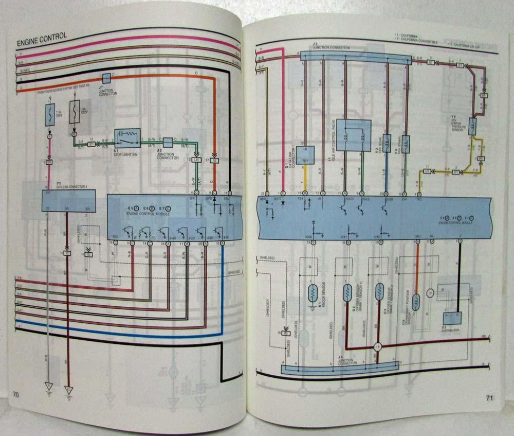 1998 Toyota Celica Electrical Wiring Diagram Manual US Canada