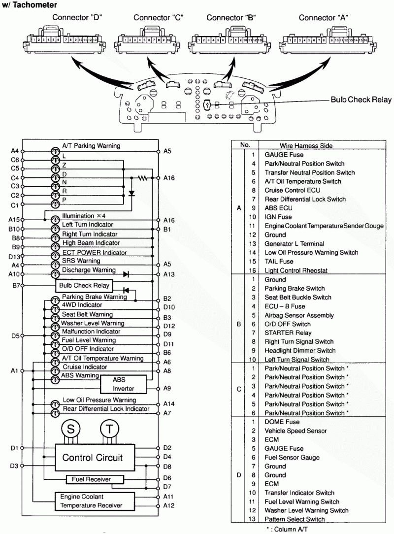 1998 Toyota Tercel Car Stereo Radio Wiring Diagram Wiring Diagram