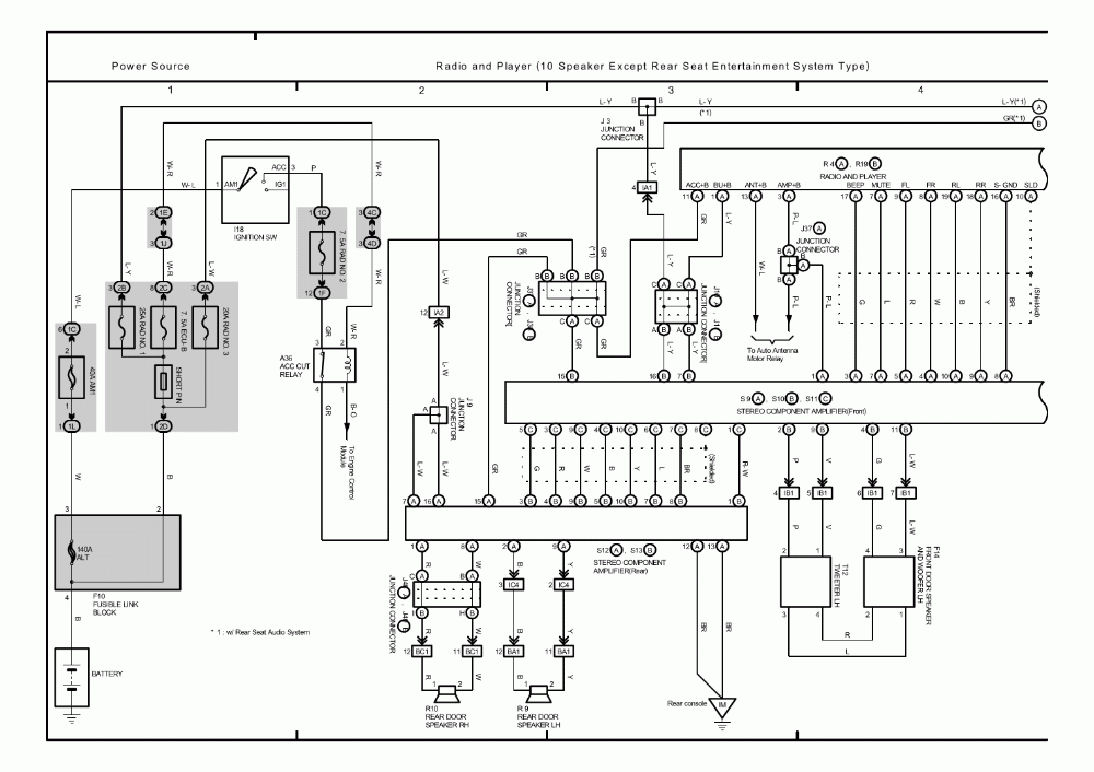 37 2001 Toyota Sienna Radio Wiring Diagram Wiring Diagram Online Source