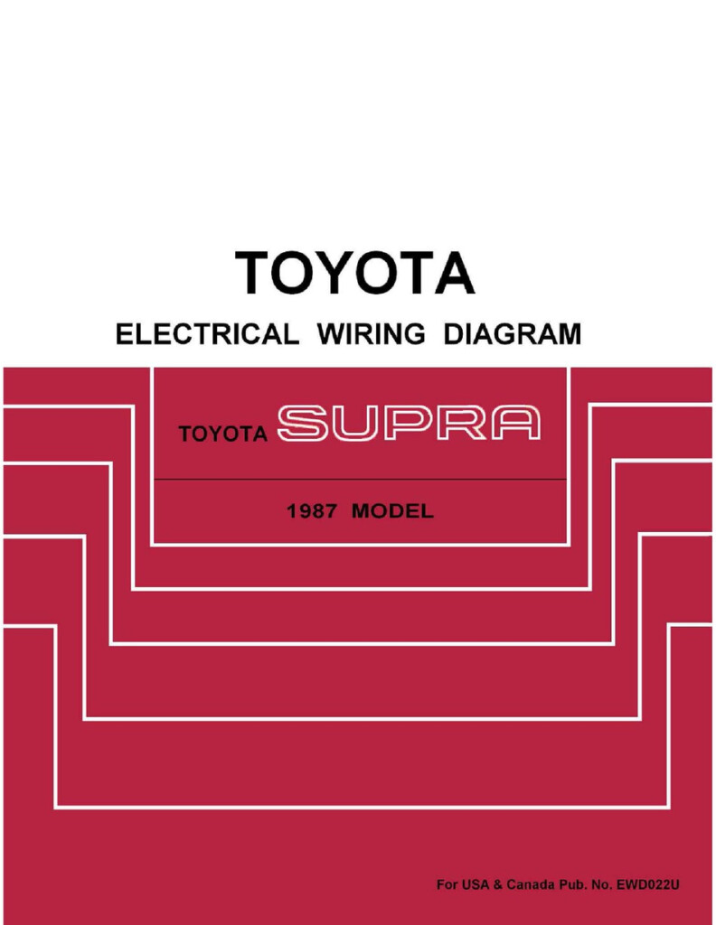 87 Supra Electric Wiring Diagram