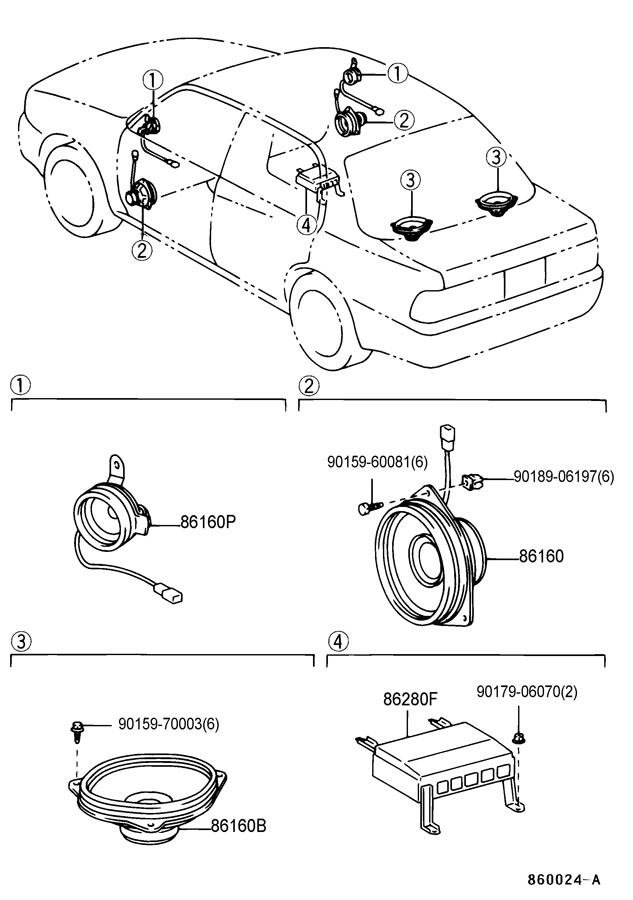 97 Toyota Camry Speaker Wiring Diagram