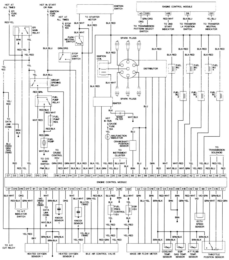  DIAGRAM Wiring Diagram For 2000 Toyota Ta FULL Version HD Quality 