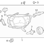 Headlight Wiring Diagram Toyota TOYOTA CAMRY Wiring Diagrams Car