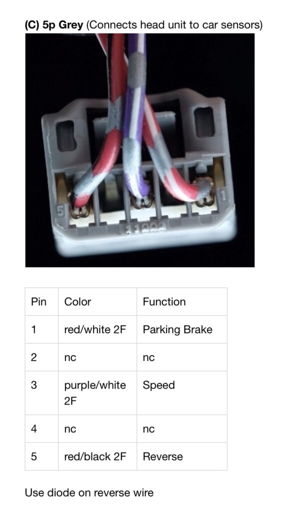 JBL Audio Wiring 2006 Sienna Limited PAC Carplay Help Toyota Nation 