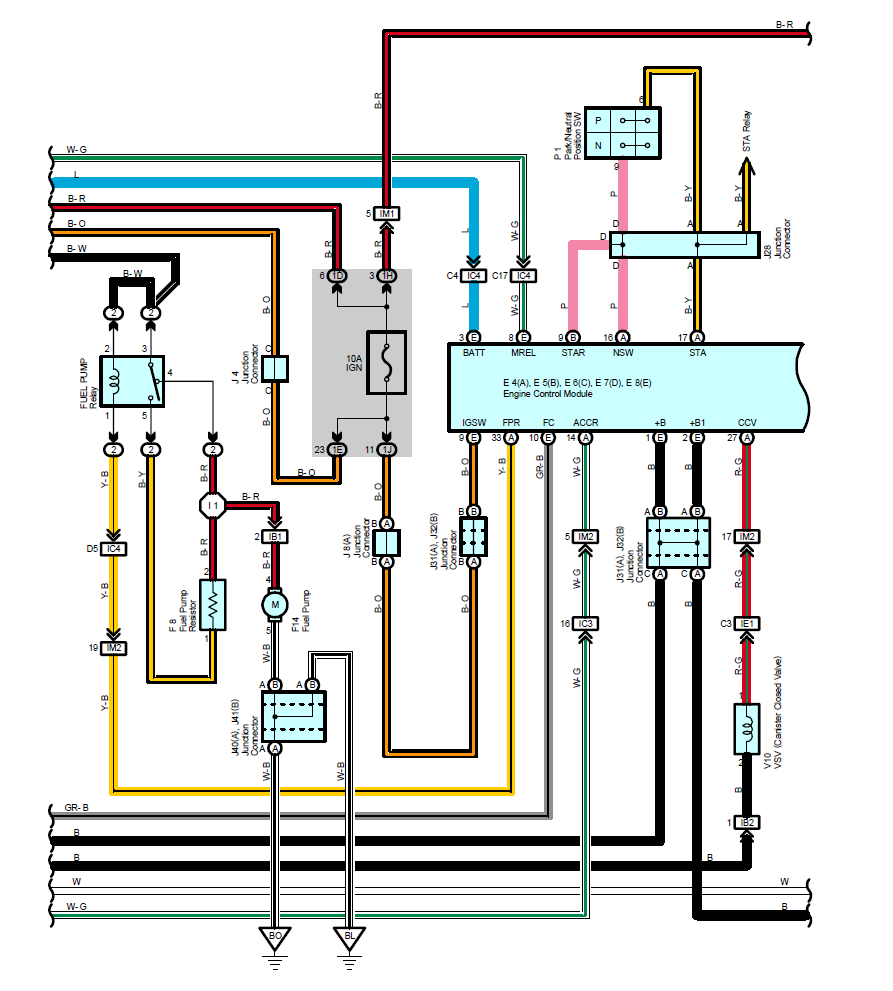 P0031 And P0051 Codes Check Engine Light VSC TRAC VSC OFF Light