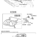 Toyota 4Runner Headlight Wiring Harness Right Lighting Lamps