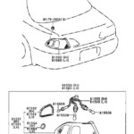 Toyota Corolla Tail Light Right Rear Electrical Lamps 8155002070