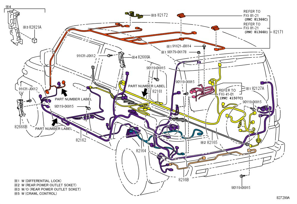 Toyota FJ Cruiser Wire Roof No 1 Wiring Audio jbl 10speaker With