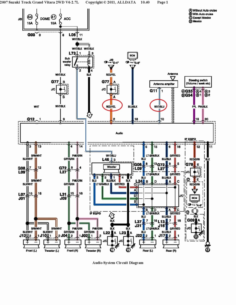 Toyota Jbl Amplifier Wiring Diagram Cadician s Blog