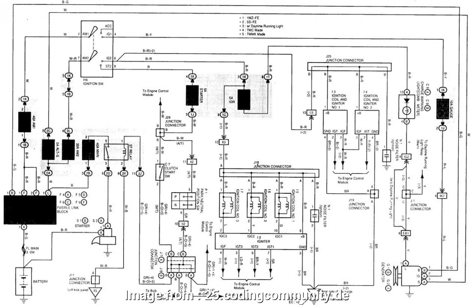 Toyota Mark X Electrical Wiring Diagram Most 1992 Toyota Camry V6 