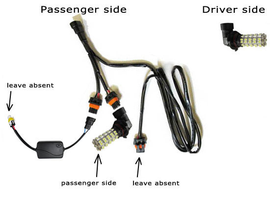 Toyota Matrix Camry Venza 9005 LED Daytime Running Lights Installation