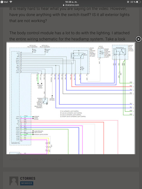 Toyota Matrix Headlight Wiring Diagram