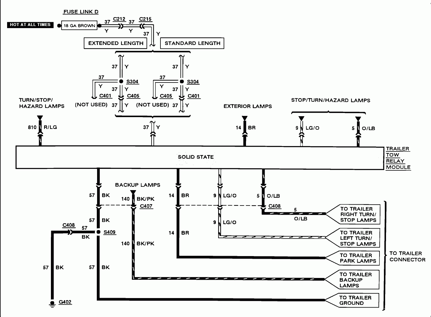 Toyota Trailer Wiring Harness Diagram Trailer Wiring Diagram