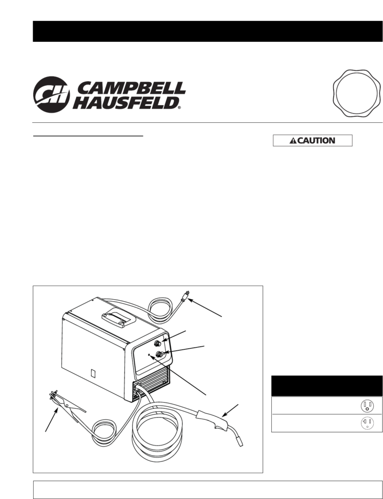 USER MANUAL FOR CAMPBELL HAUSFELD COMPRESSOR Auto Electrical Wiring 