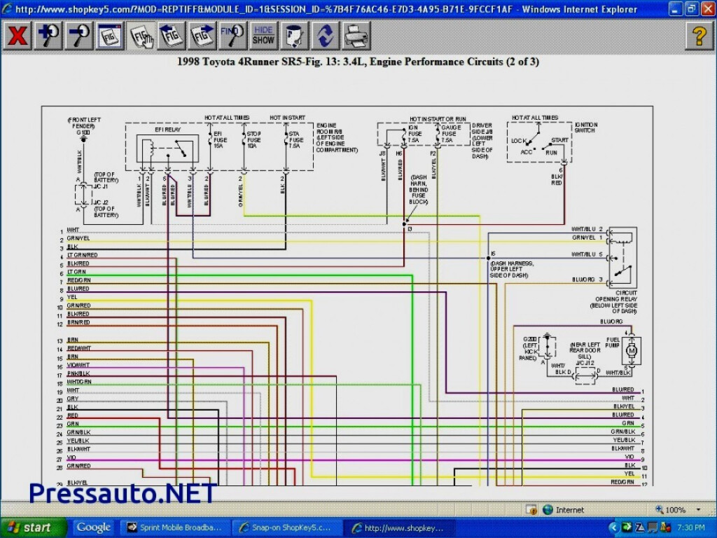 Wiring Diagram For 1997 Toyota Tacoma Wiring Diagram